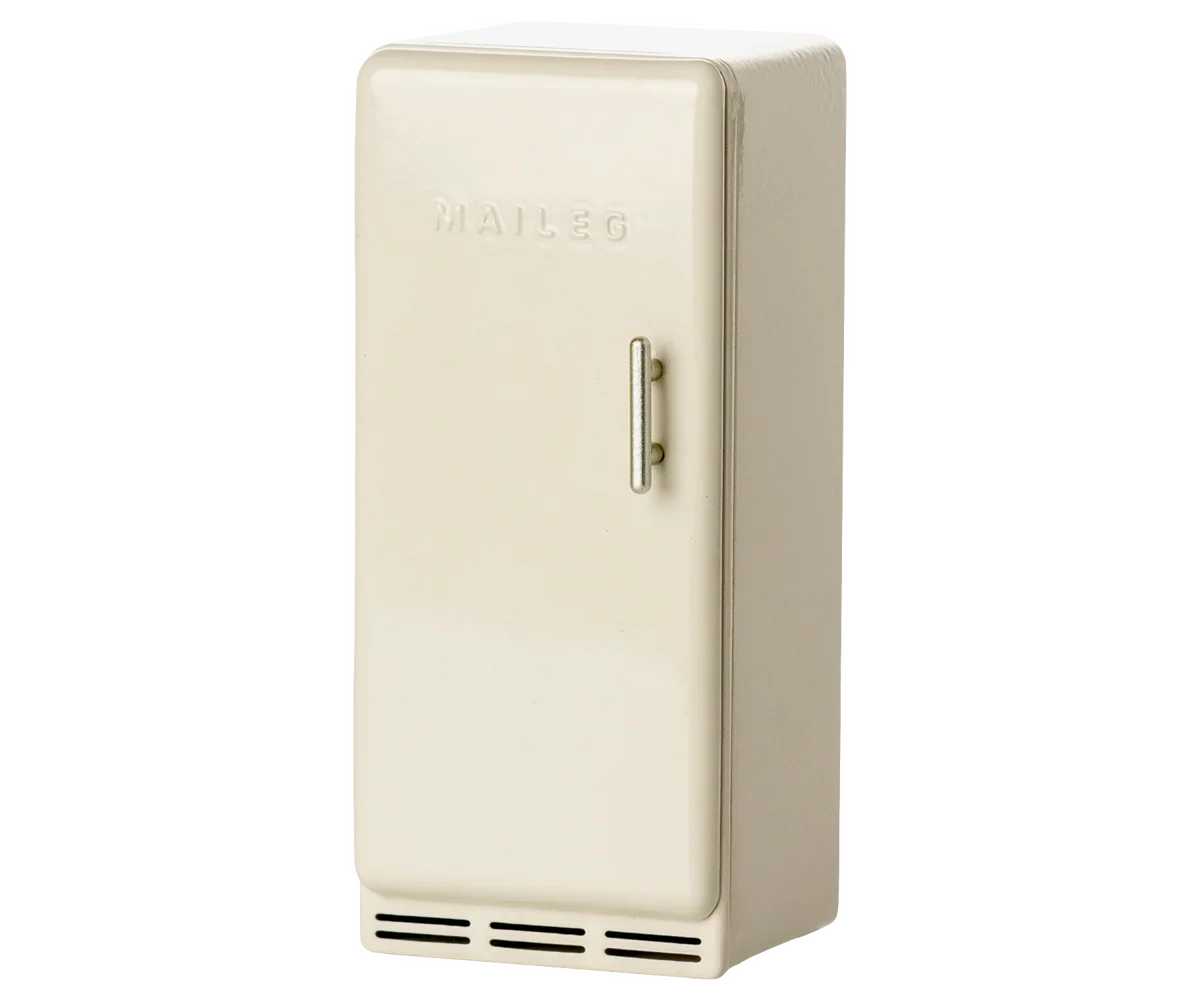 Maileg Metal Fridge, Mouse Size - Off White