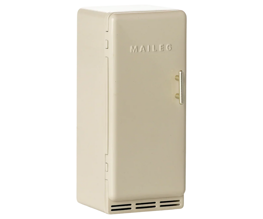 Maileg Metal Fridge, Mouse Size - Off White
