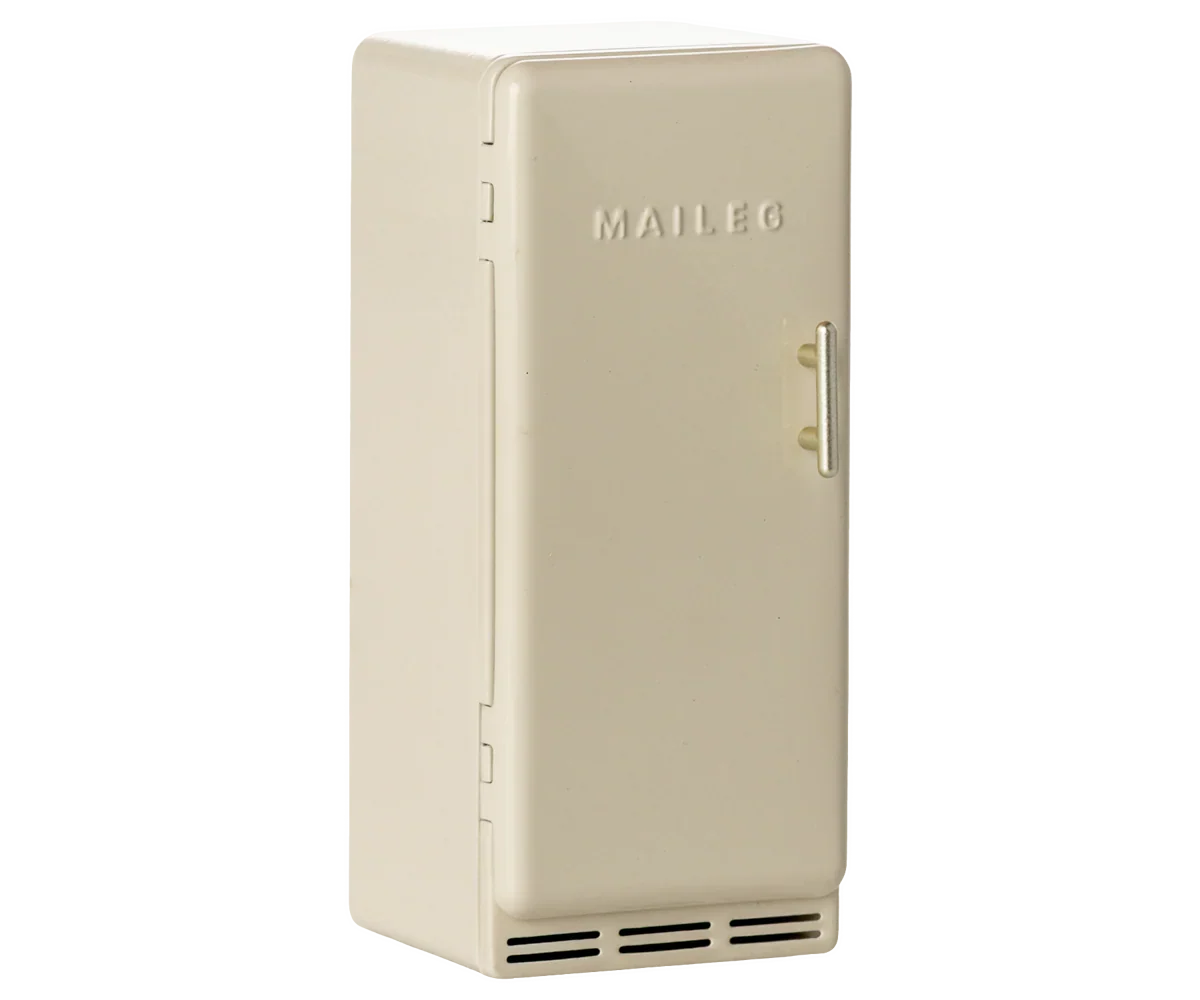 Maileg Metal Fridge, Mouse Size - Off White