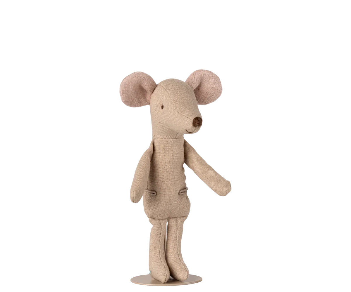 Maileg Mouse Stand, Small - Sand