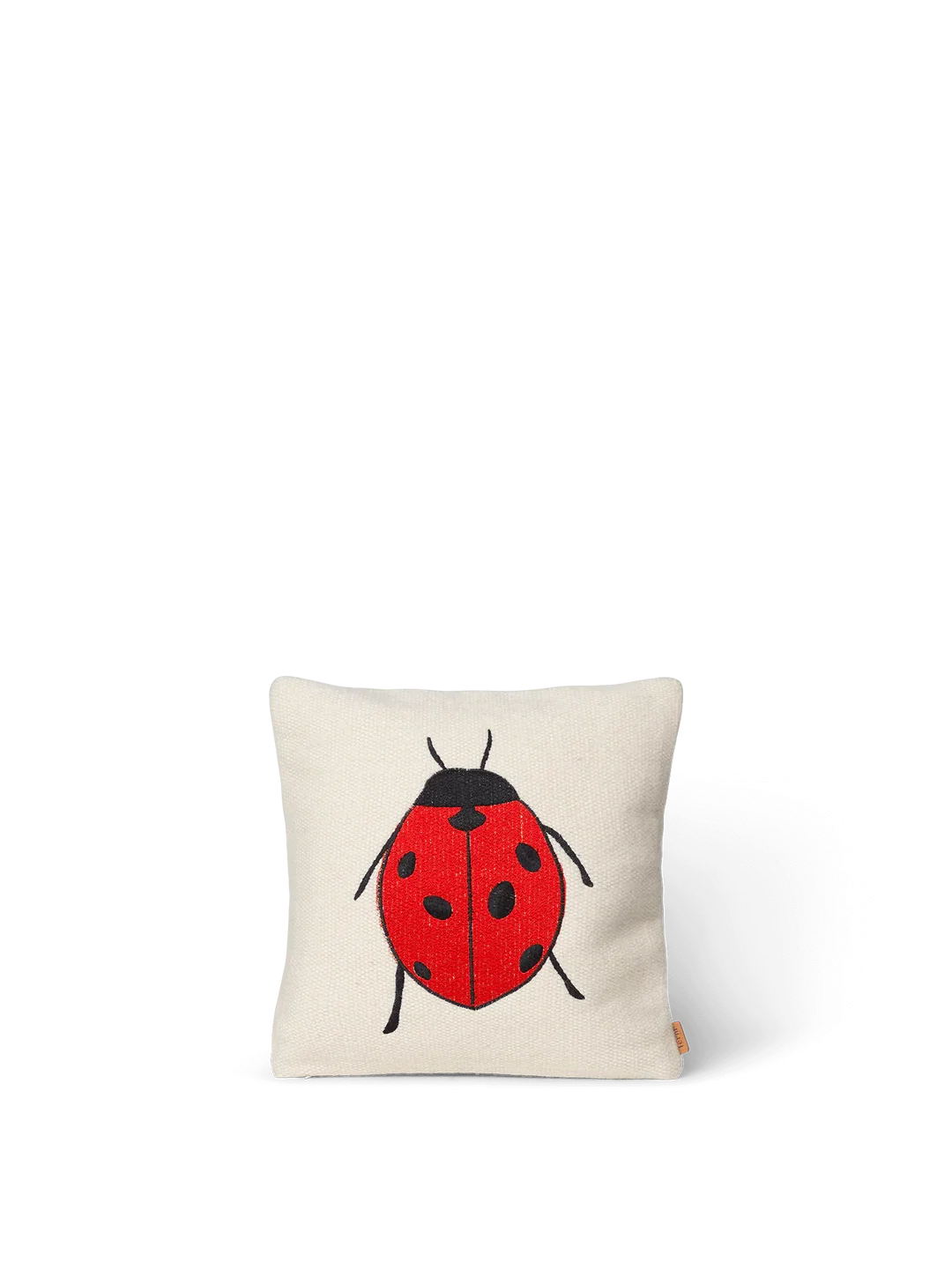 Ferm Living Forest Embroidered Cushion - Ladybird