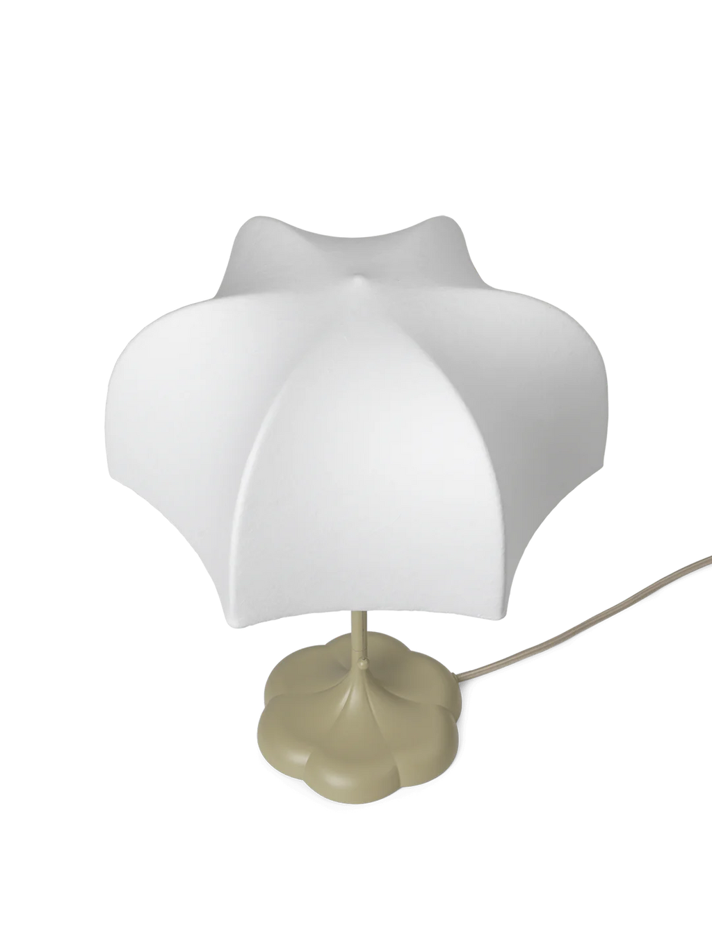 Poem Table Lamp - White/Cashmere