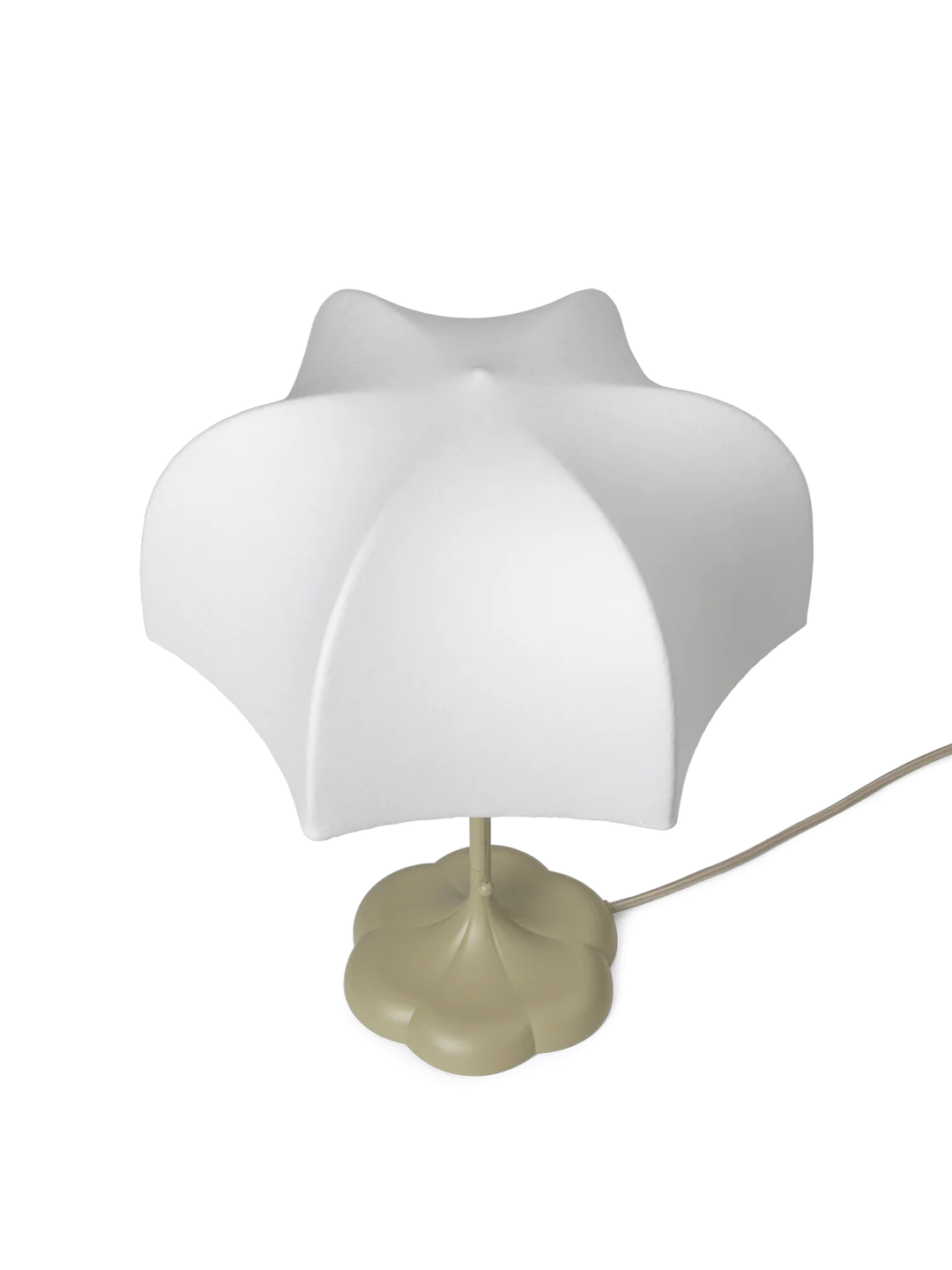 Poem Table Lamp - White/Cashmere