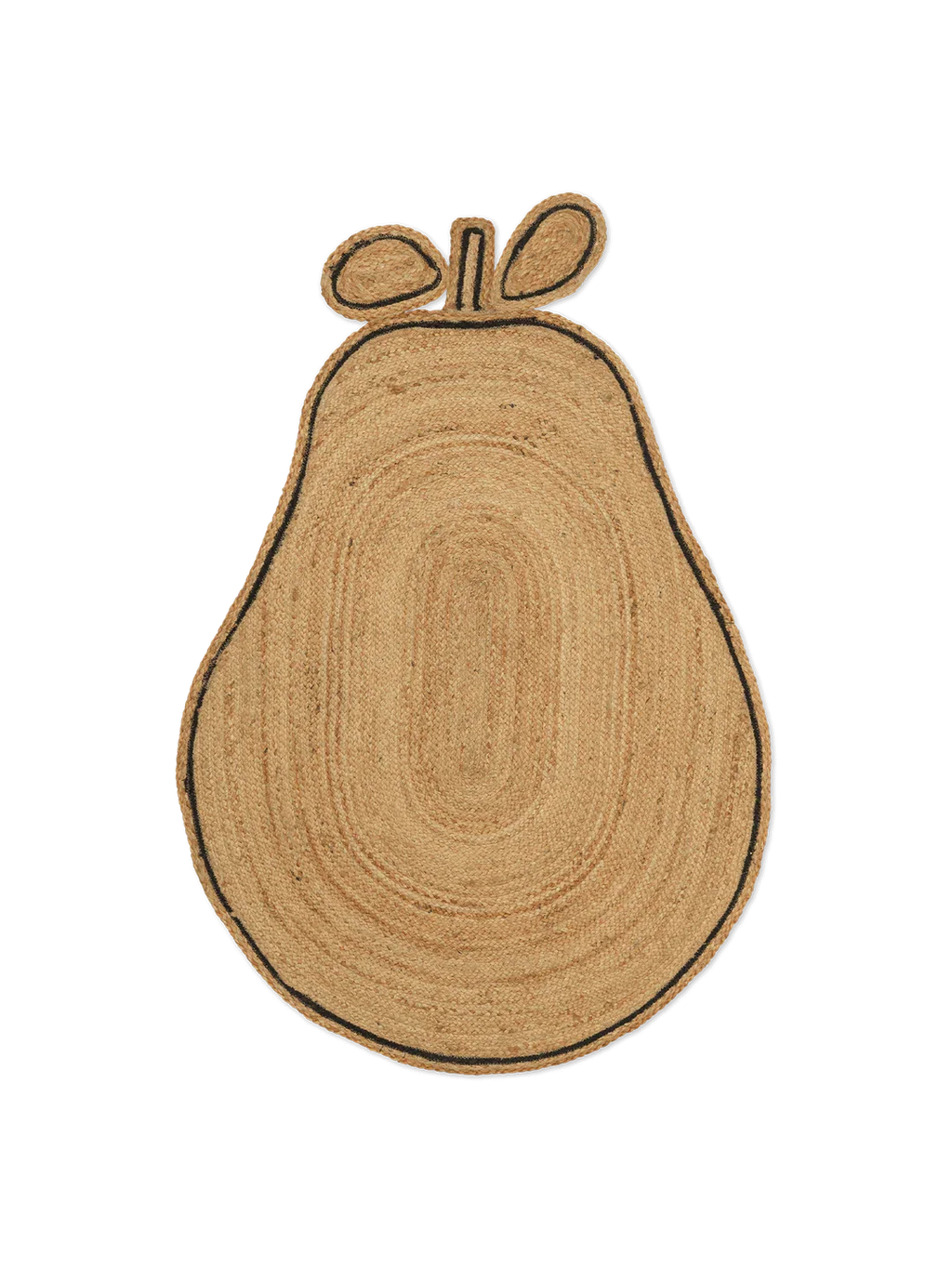 Ferm Living Pear Braided Jute Rug