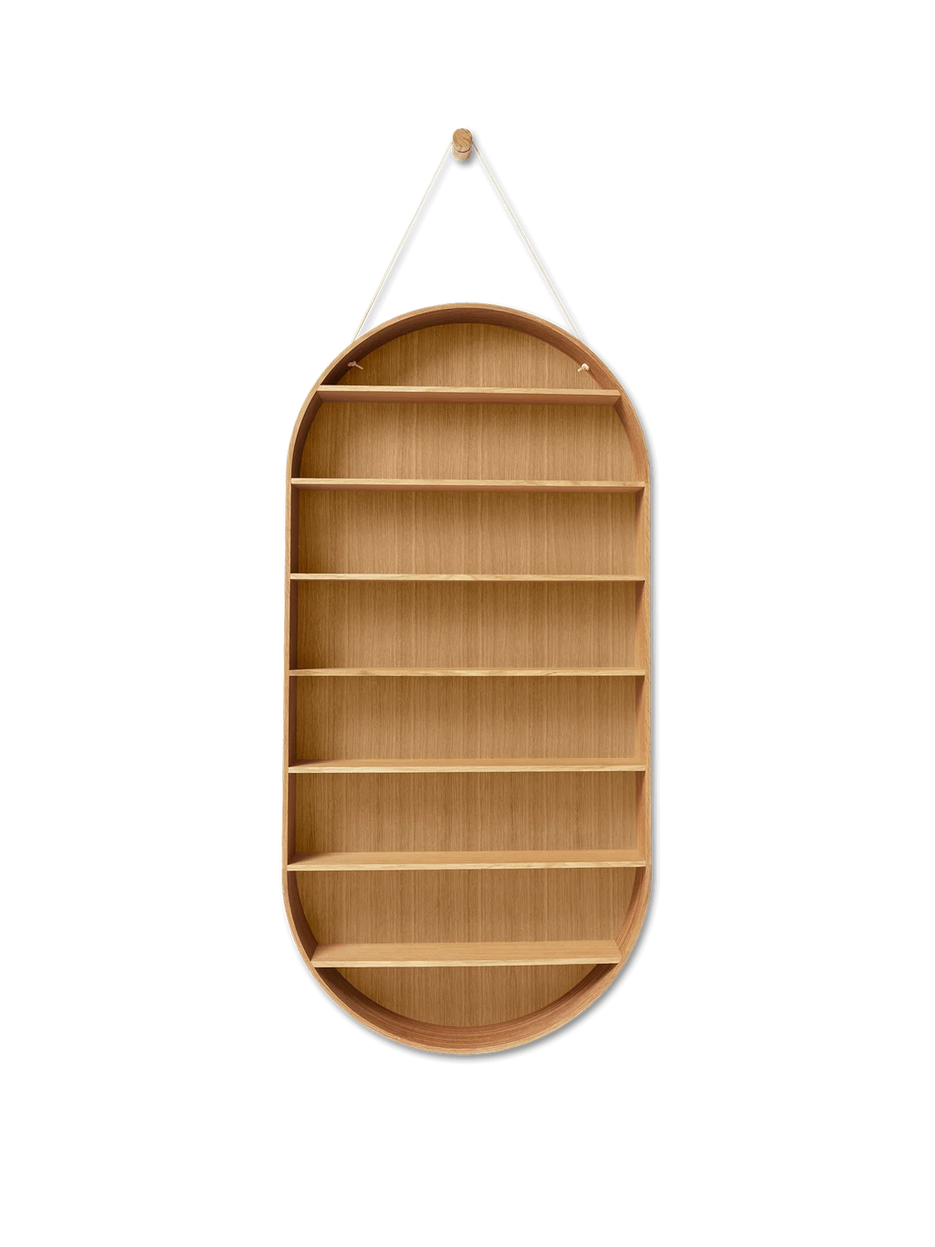 Ferm Living Oval Oak Dorm Shelf
