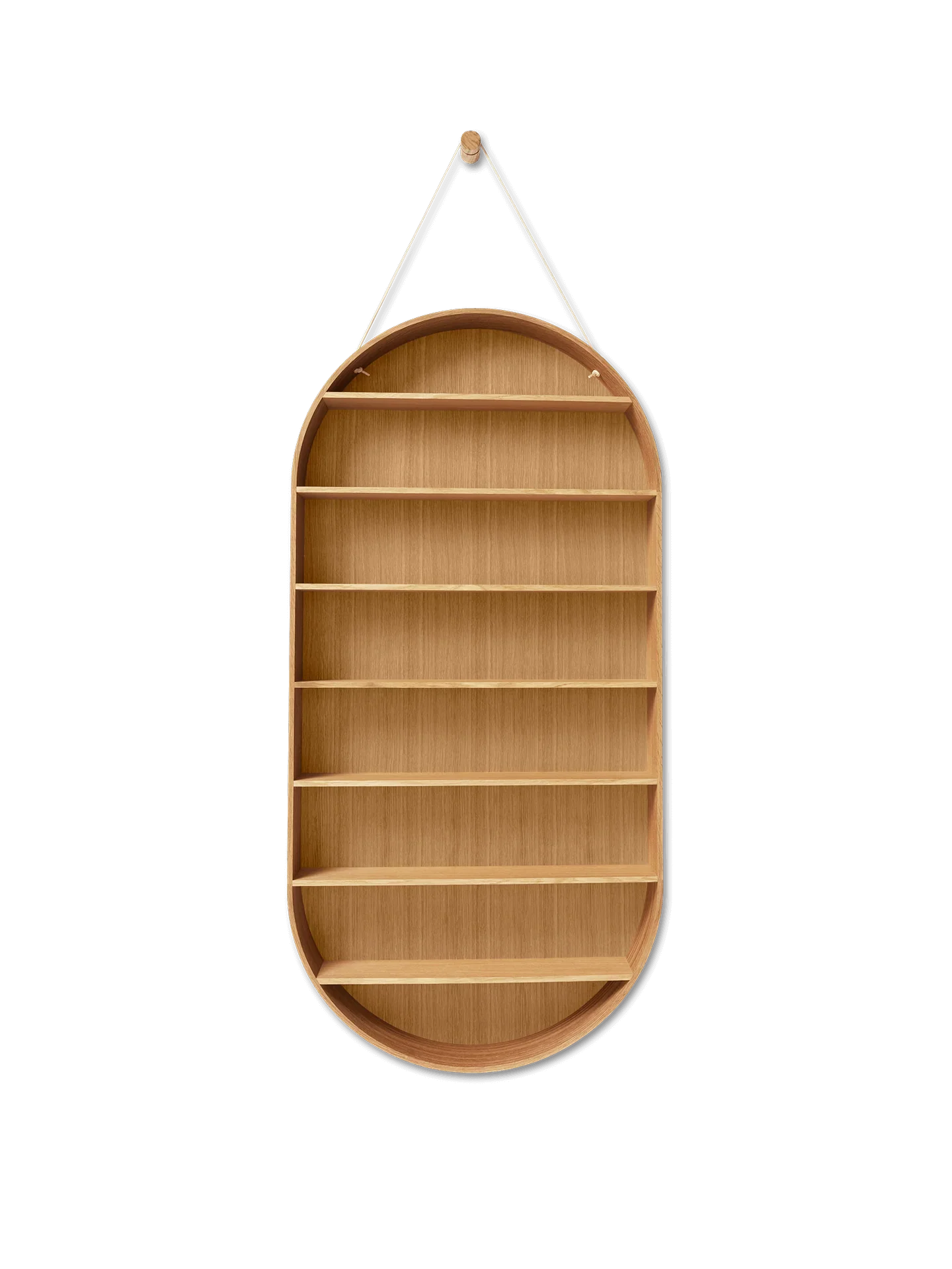 Ferm Living Oval Oak Dorm Shelf