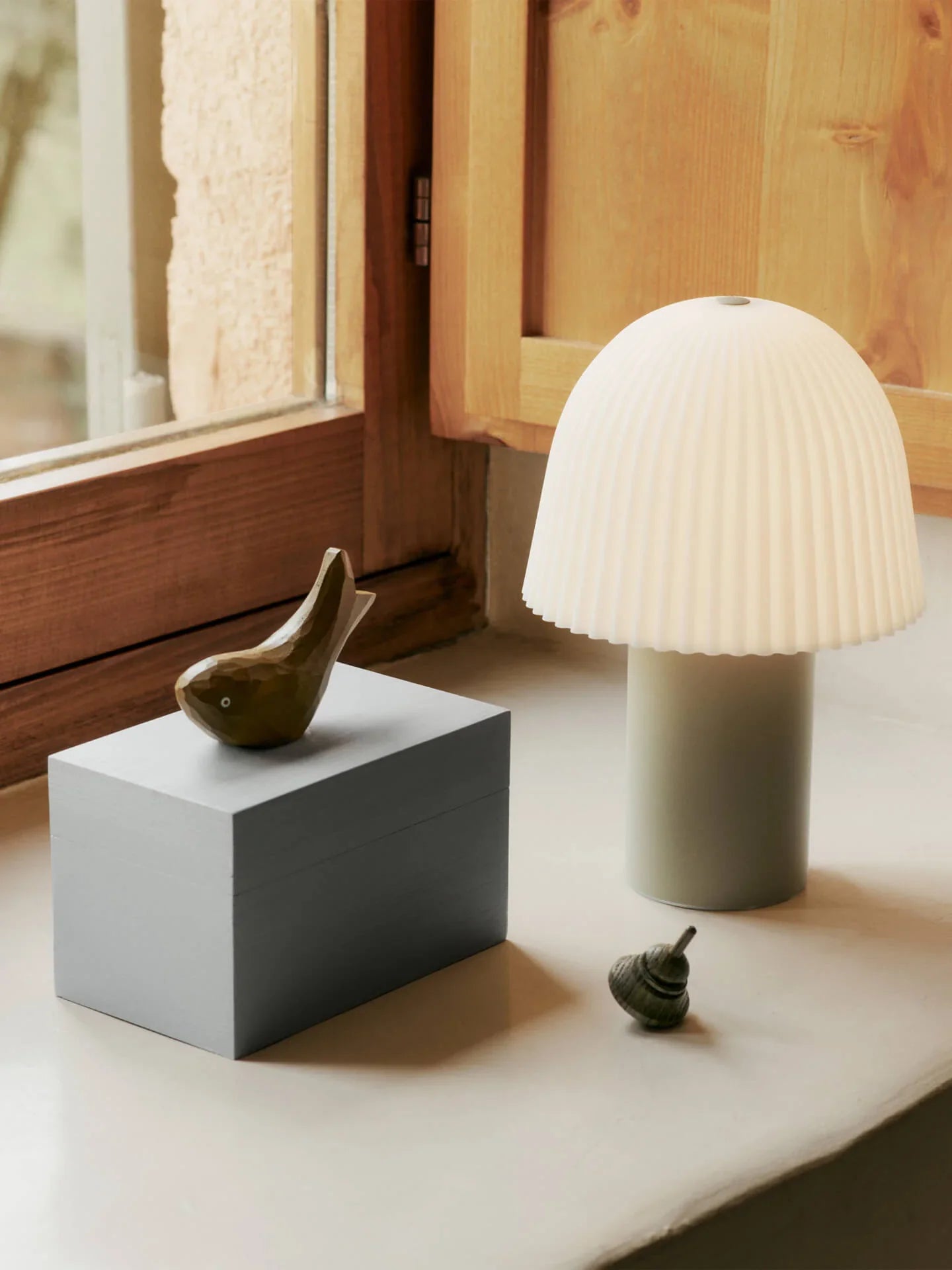 Ferm Living Hand Carved Wooden Harbour Box - Fish