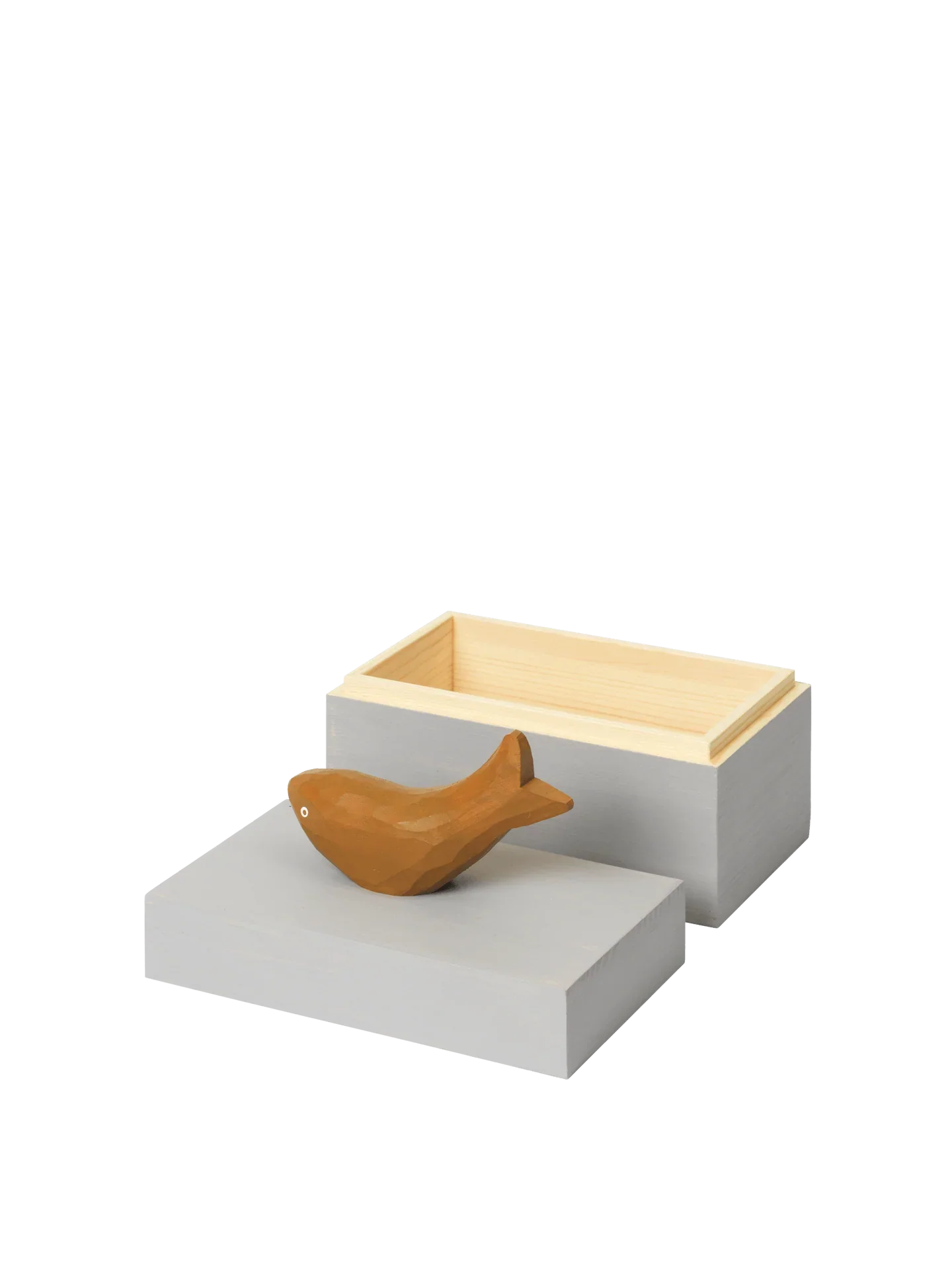 Ferm Living Hand Carved Wooden Harbour Box - Fish