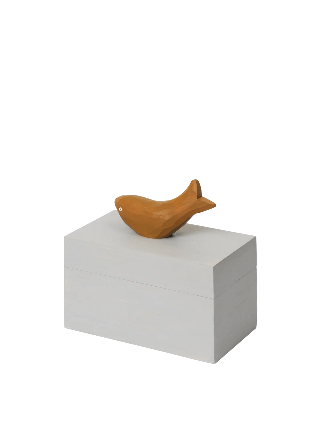 Ferm Living Hand Carved Wooden Harbour Box - Fish