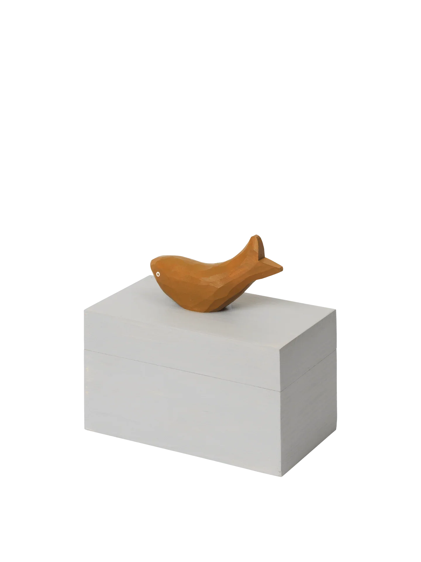 Ferm Living Hand Carved Wooden Harbour Box - Fish