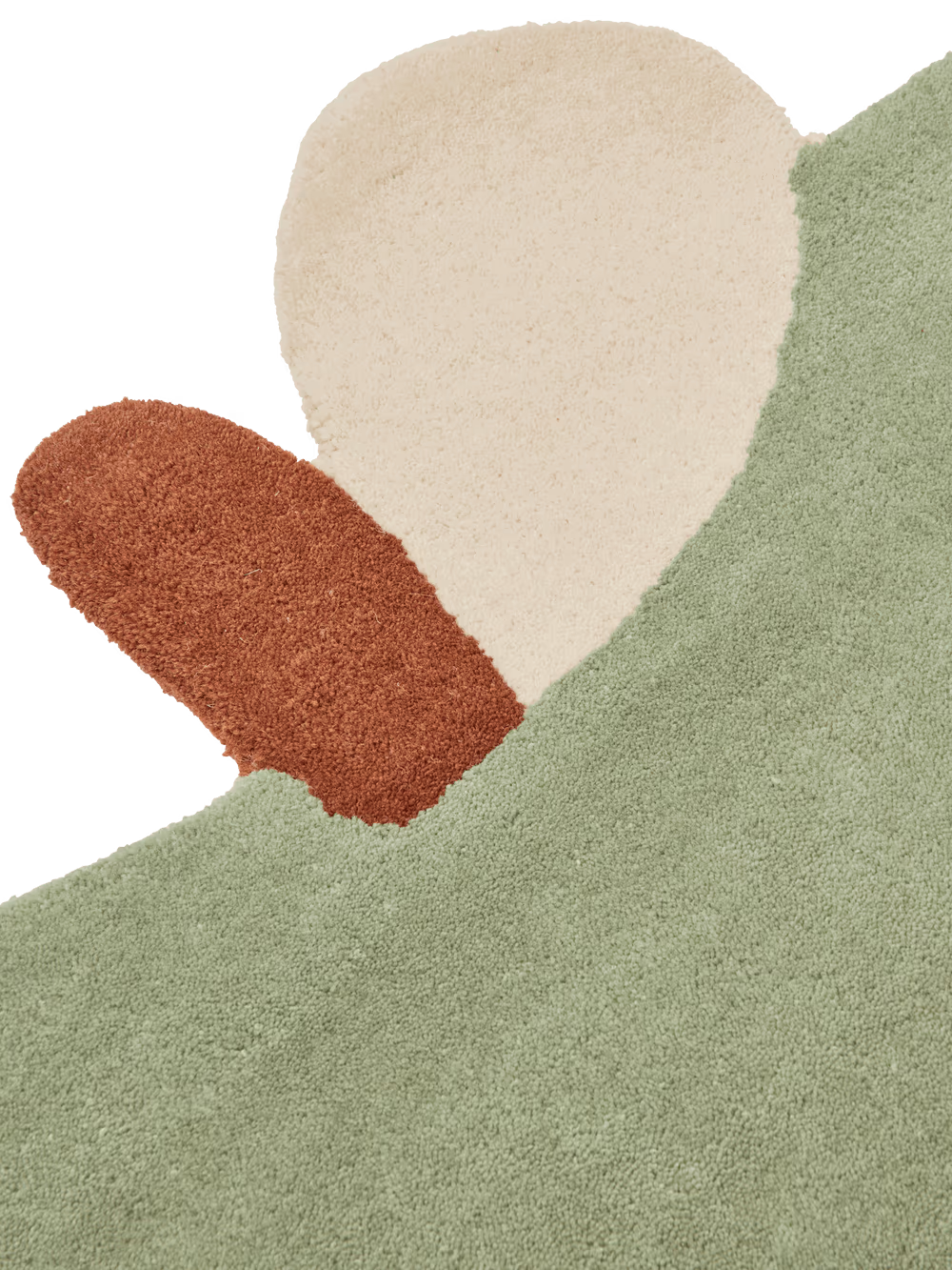 Ferm Living Apple Tufted Rug - Tea  Green