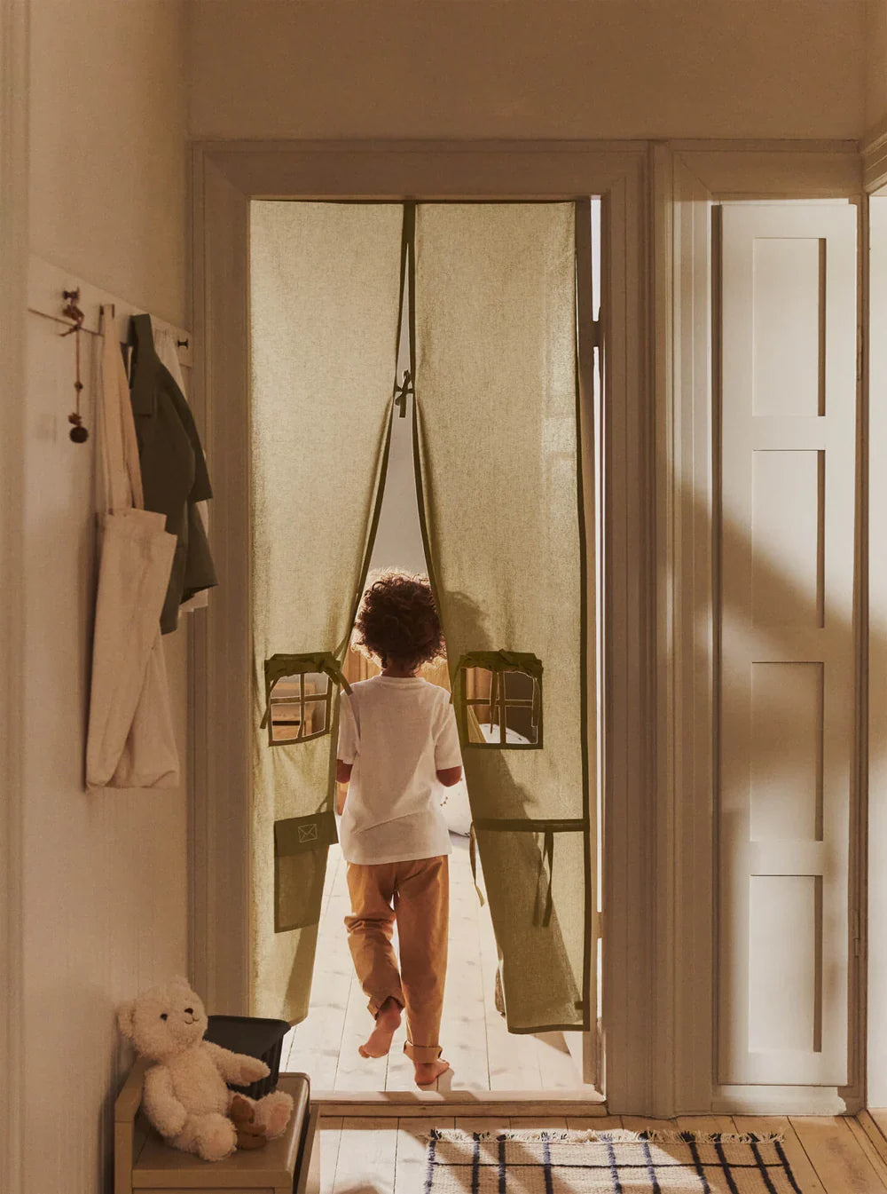 Ferm Living Settle Door Curtain - Elm Green