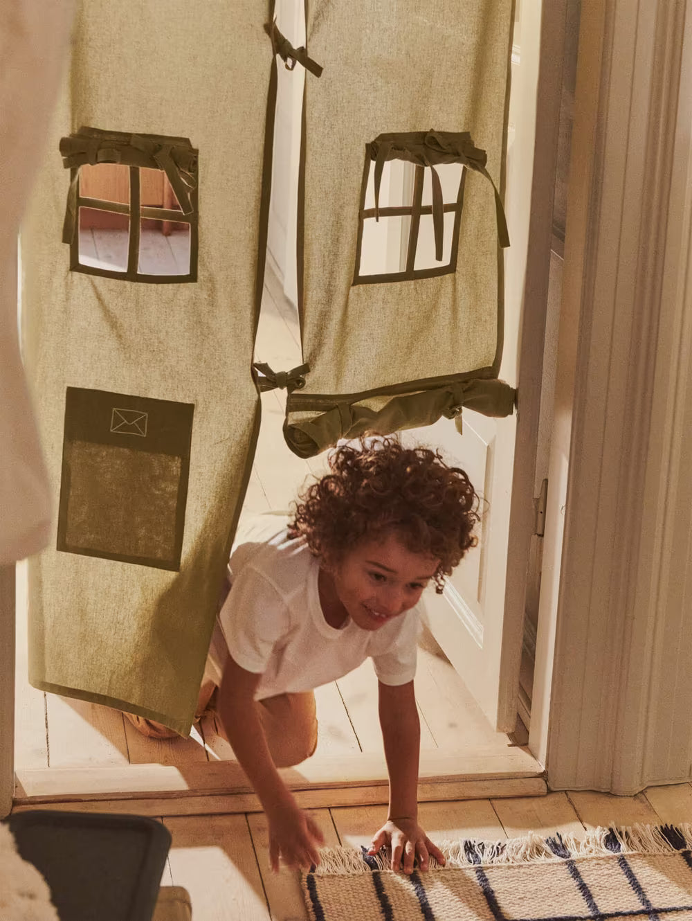 Ferm Living Settle Door Curtain - Elm Green