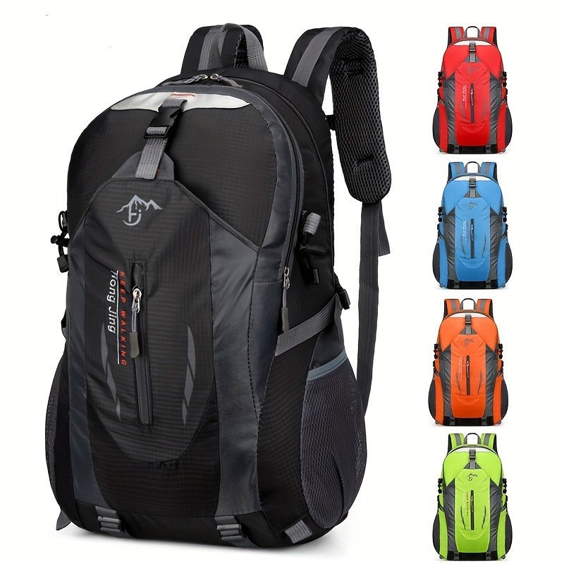Hiking Daypack 25.5L Lightweight Oxford Backpack for Men Women with Laptop Compartment Torso Adjustment Outdoor Sport Cycling Travel Camping Backpack Red Blue Black Orange
