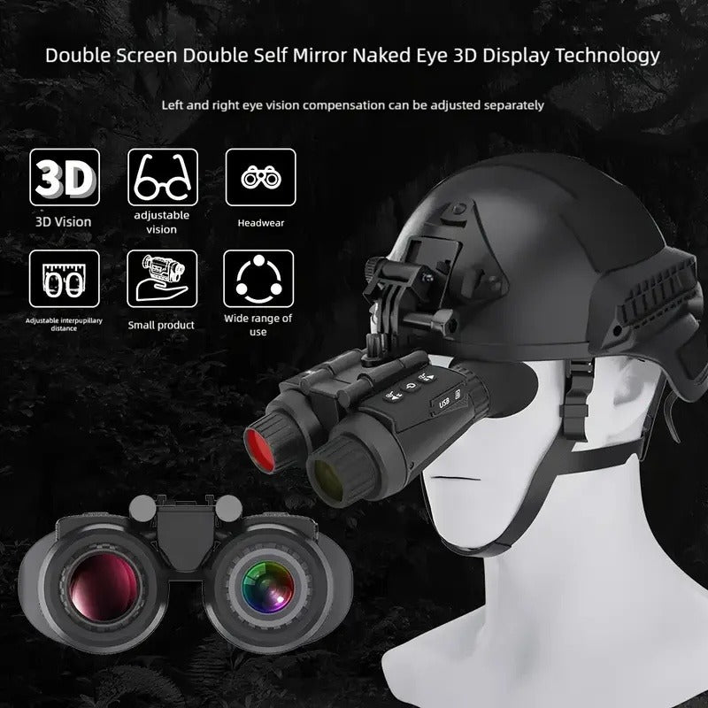 Infrared Night Vision Monocular – HD 1080P / 4K Ultra HD | USB Rechargeable Digital Night Vision Scope | 8x28mm Telescope Camera for Hunting Camping Wildlife Observation Night Photography