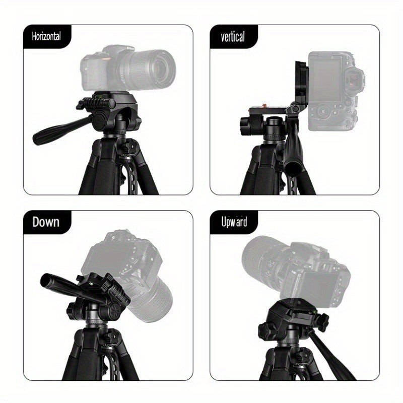 Adjustable V-Shape Shooting Tripod Stand 21-59 Inch, Heavy Duty Rifle Gun Rest Tripod for Outdoor Hunting Shooting Practice Photography, Portable Folding Bipod Tripod with V Yoke for Range and Field Use
