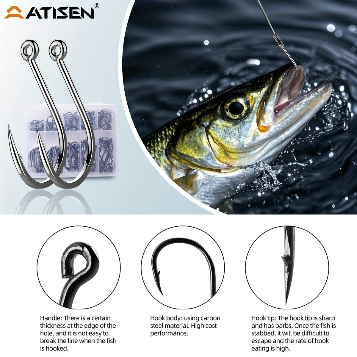 Fishing Knife Set 106PCS – Bait Knife, Luya Tongs, Knife Sharpener, Fishing Line Clippers & Anti-Loss Stretch Rope, Orange High-Visibility Fishing Tool Kit for Outdoor Camping Hiking, Best Gift for Men