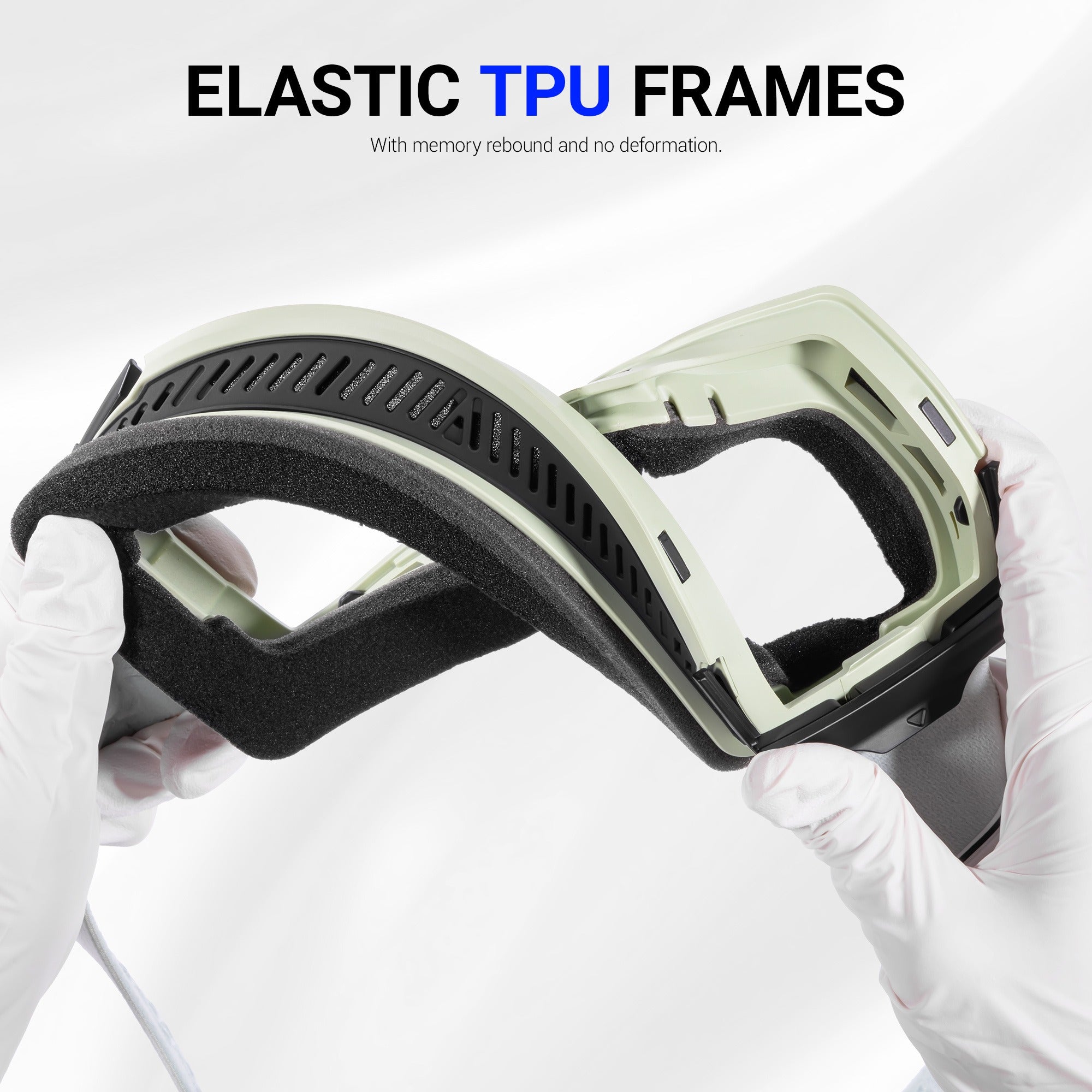 Magnetic Photochromic Ski Goggles OTG Helmet Compatible – 16-Point Magnetic Swap Lens, Triple-Layer Foam, Double Anti-Fog Dual-Layer PC 99.99% UV Protection for Men & Women, Includes Case & Bag