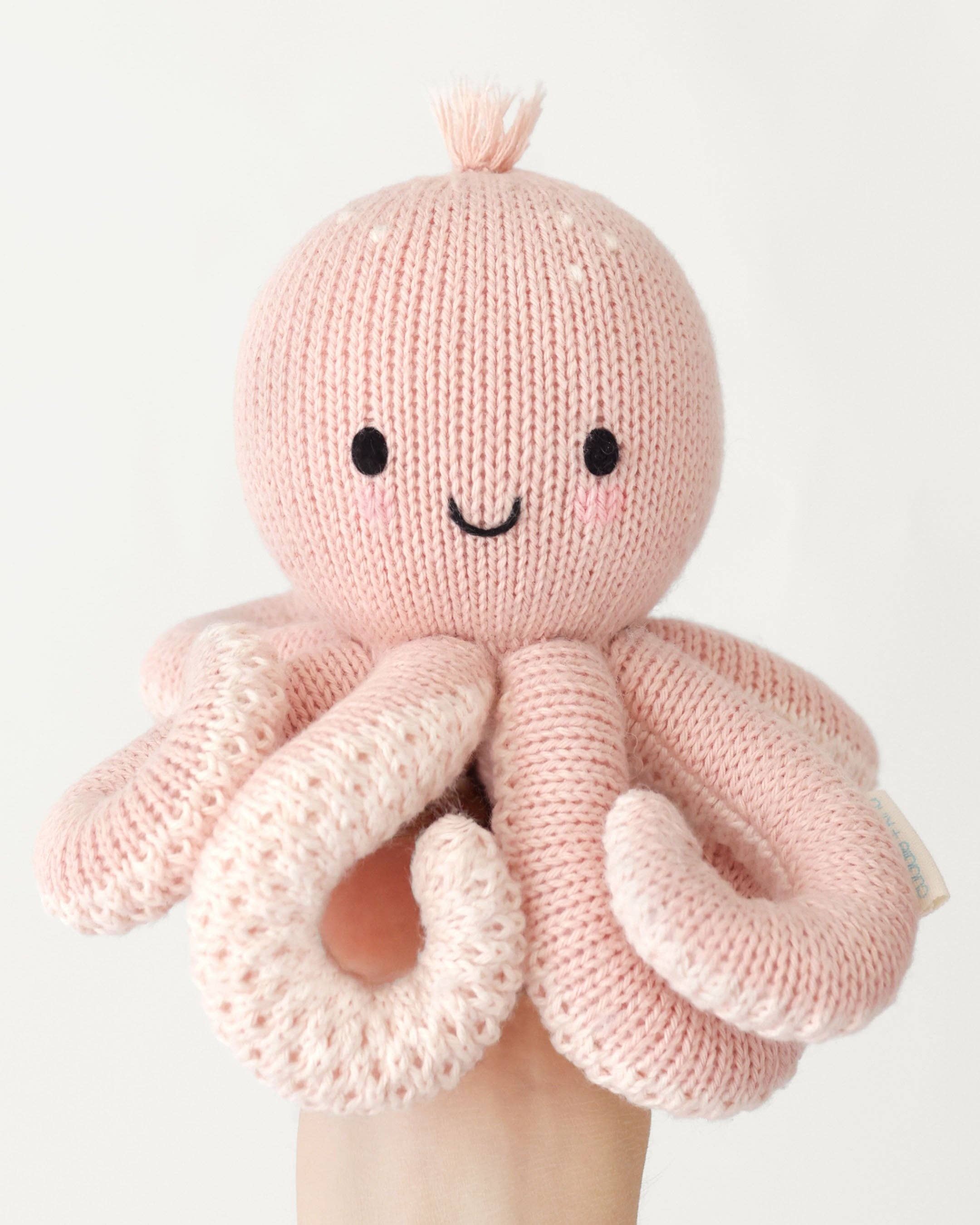 Cuddle + Kind Baby Octopus (Soft Coral Pink)