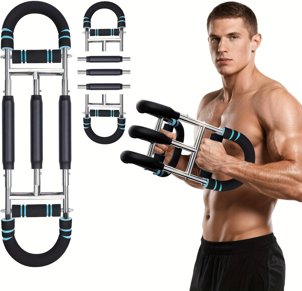 Spring Chest Expander Bar – Adjustable Arm & Tricep Trainer