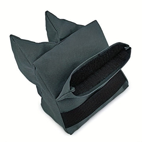 Shooting Rest Sandbag Bags Front & Rear Support Stand Holders for Rifle Gun Shotgun Bench Rest Target Sports Hunting Photography Unfilled Tactical Shooting Bag Set
