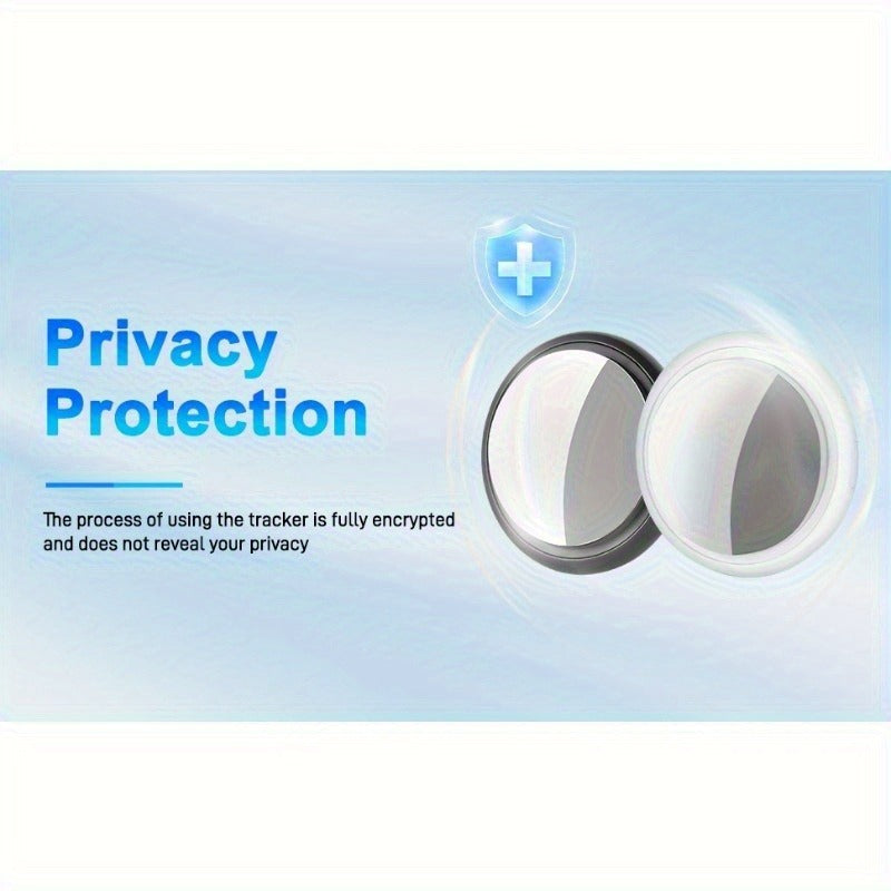 Wireless Smart Item Tracker Tags 2 Pack – Bluetooth Item Finder Compatible with Find My App (iOS), Replaceable Battery, Silicone Case Included, Lightweight Compact Locator for Keys, Luggage, Bags, Wallets & Pets