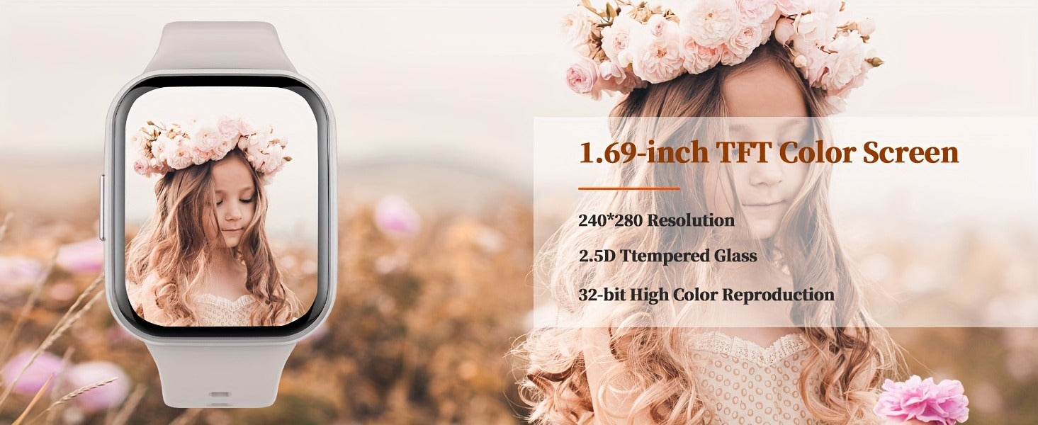 Fitness Tracker Smartwatch – 1.69" HD Screen, 25 Sports Modes, IP68