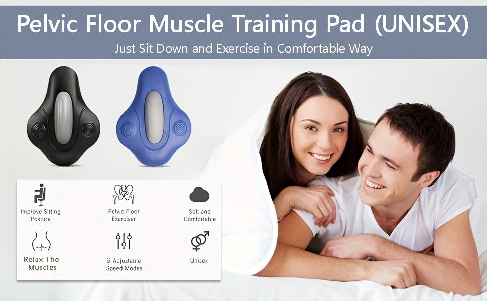 Pelvic Floor Muscle Trainer Electric Massage Cushion – Wireless Vibrating Exercise Pad for Men & Women, 6 Modes Home Gym Kegel Strengthening & Relaxation Fitness Device, Great Gift Idea