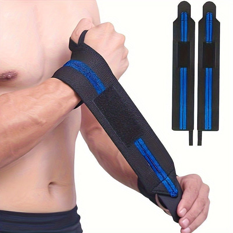 Weightlifting Wrist Wraps – Professional Wrist Support for Gym, Powerlifting & Fitness Training, Hand Washable, 1 Pair