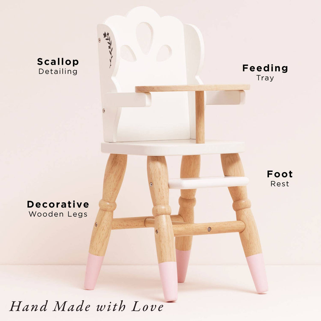 Dolls Wooden High Chair