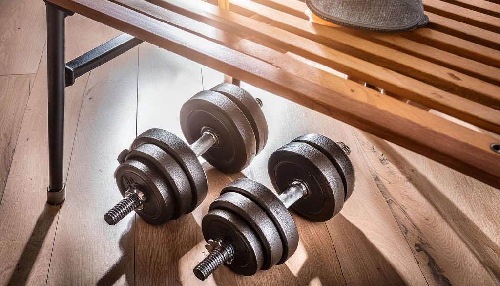 Free Weight Set 4-in-1 Adjustable Dumbbells 20–90LBS – Converts to Kettlebell, Barbell & Push-Up Stand, Double Nuts Non-Slip Bar for Home Gym Men Women