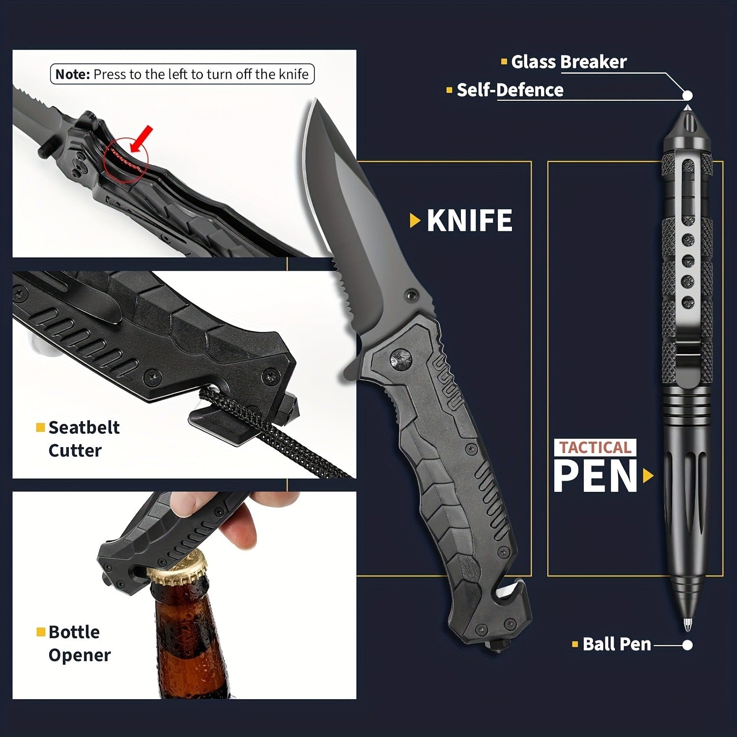 Survival Gear Kit Emergency Tool Set – Outdoor Multifunctional Camping Axe, Survival Shovel & Flint Fire Starter, 12pcs Basic or 158pcs Full Kit for Hiking, Hunting, Earthquake & Outdoor Adventures