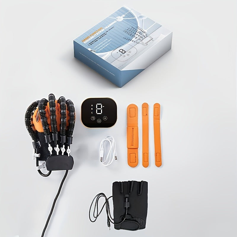 Hand Rehabilitation Glove Pneumatic Finger Trainer Left Right M L XL