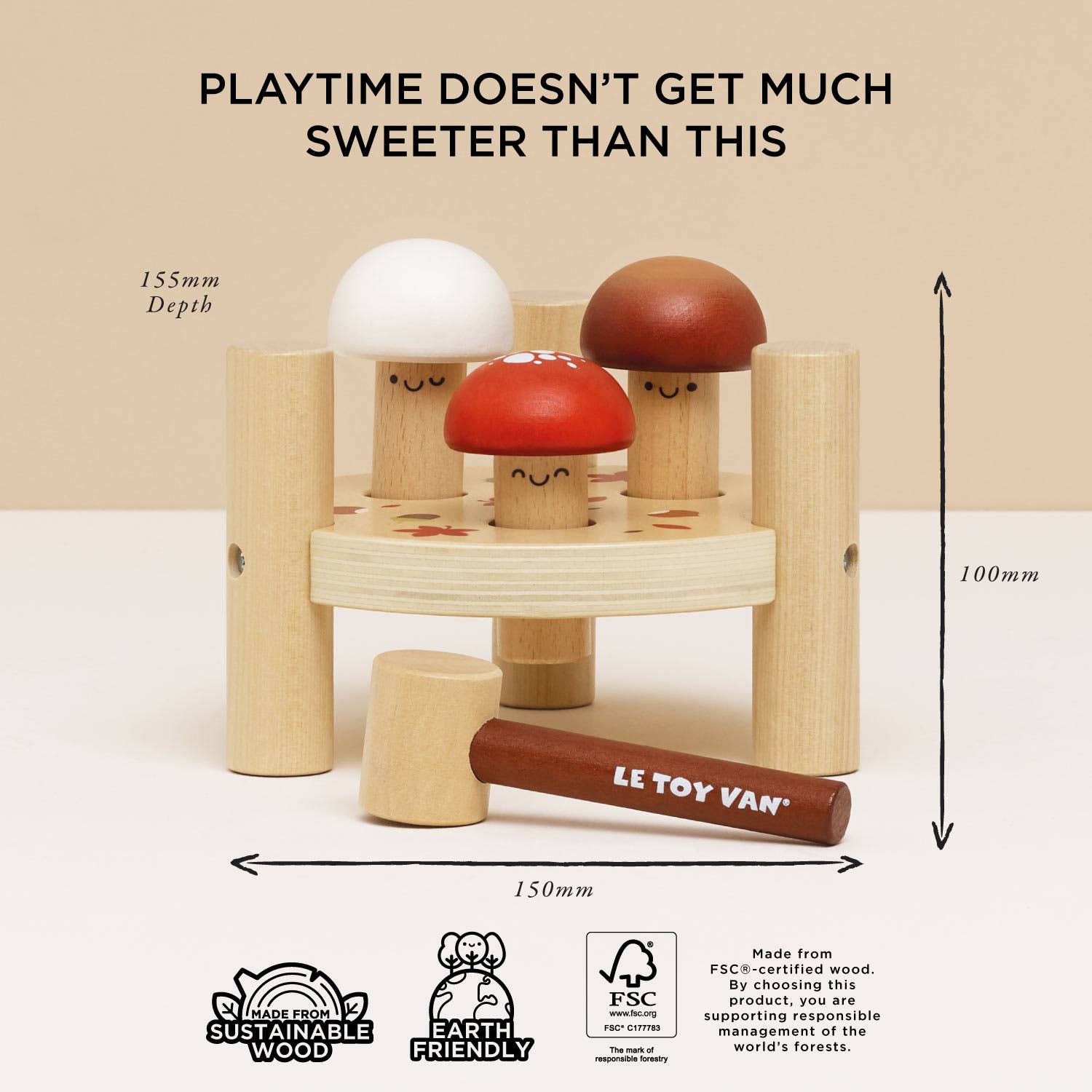 Woodland Mushroom Hammer Game