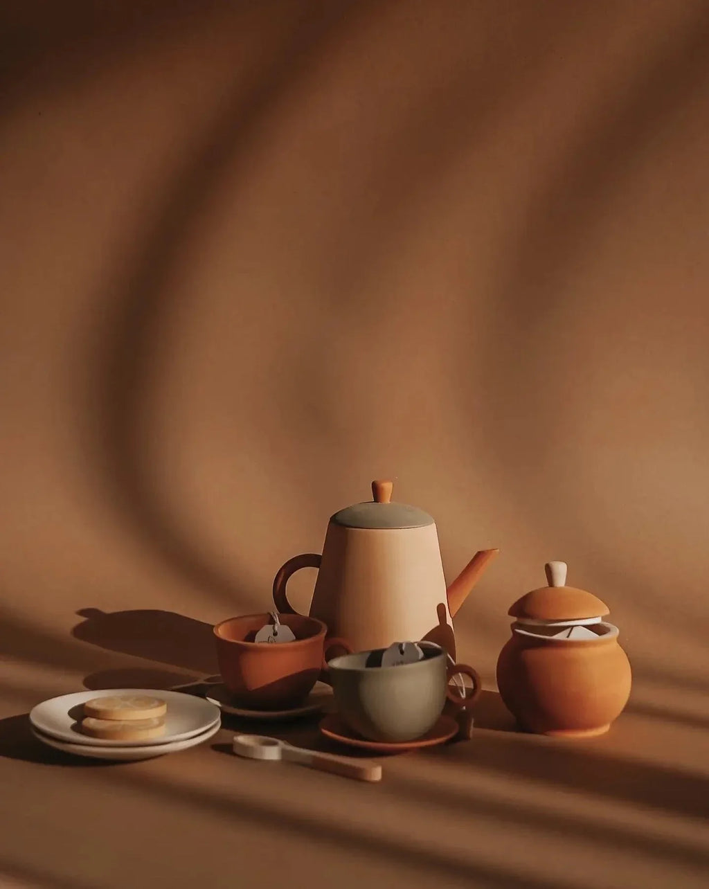 Sabo Concept Handmade Wooden Tea Set - Herbal