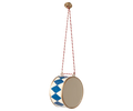 Maileg Metal Ornament - Large Drum, Dark Blue