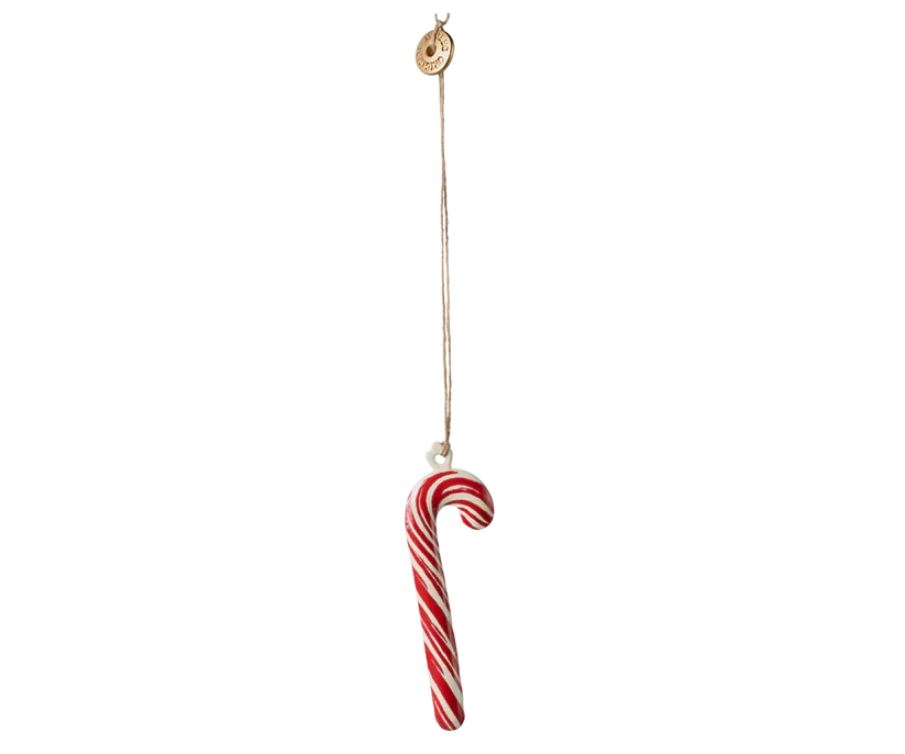 Maileg Metal Ornament - Sugar Cane, Stripe