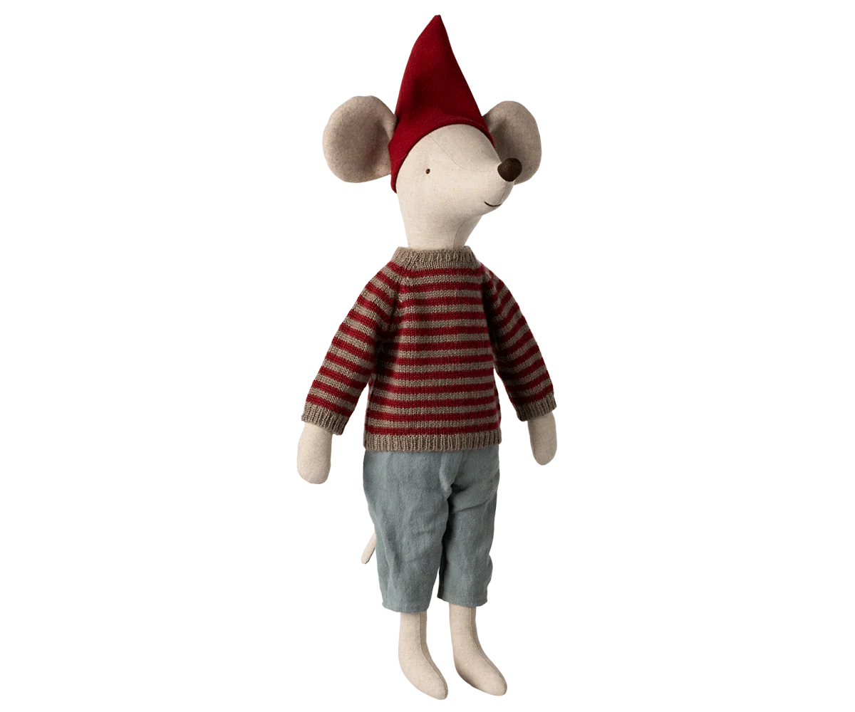 PRE-ORDER: Maileg Christmas Mouse, Maxi - Boy (Estimated Arrival Early September)