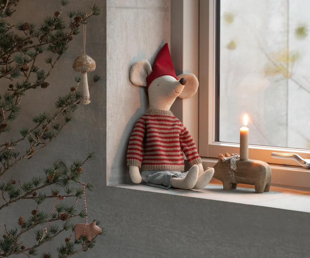 PRE-ORDER: Maileg Christmas Mouse, Maxi - Boy (Estimated Arrival Early September)