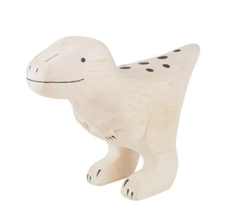 Handmade Wooden Velociraptor Dinosaur