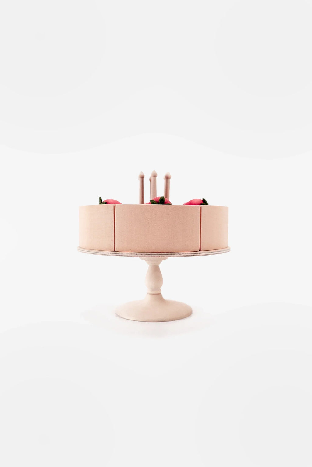 Sabo Concept Handmade Strawberry Layer Cake On A Stand
