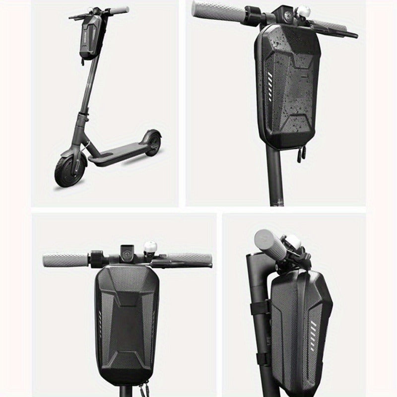 Electric Scooter Handlebar Bag Front Storage 2L Large Capacity – Portable Waterproof Handlebar Pouch for Phone, Wallet & Essentials, Universal Fit for E-Scooter, Bike & Bicycle