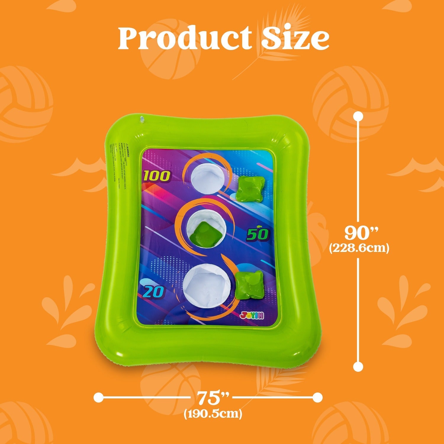 Inflatable Pool Toss Game Set – 2-in-1 Ring Toss & Cornhole Floating Swimming Pool Party Games for Kids & Adults