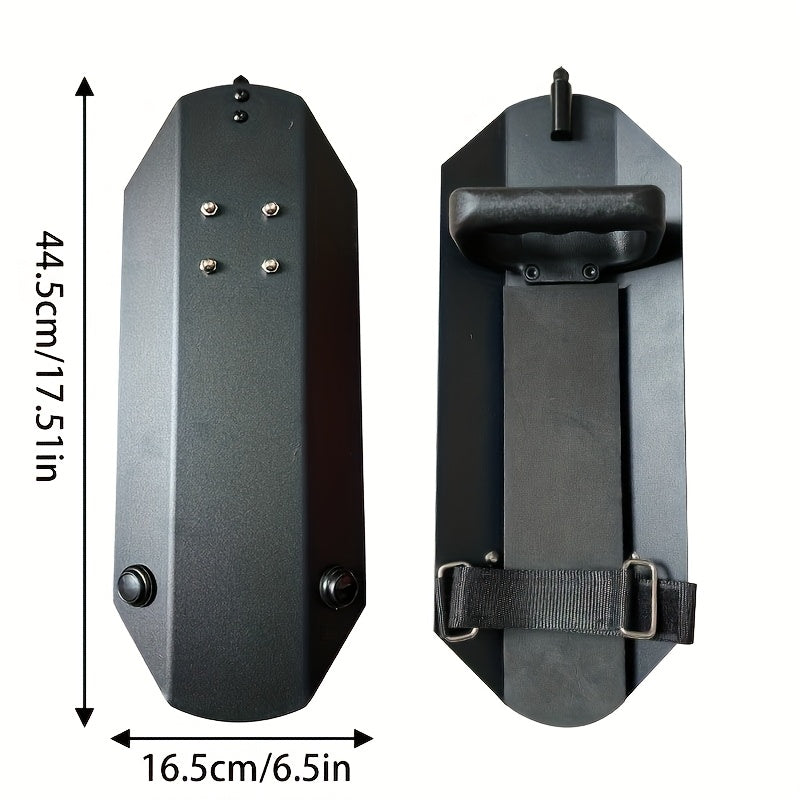 Tactical Arm Shield with Window Breaker Tool, Handheld Riot Shield High-Strength Steel Protective Gear for Outdoor Hunting Vehicle Emergency, Self Defense Shield for Men Birthday Christmas Halloween Gift