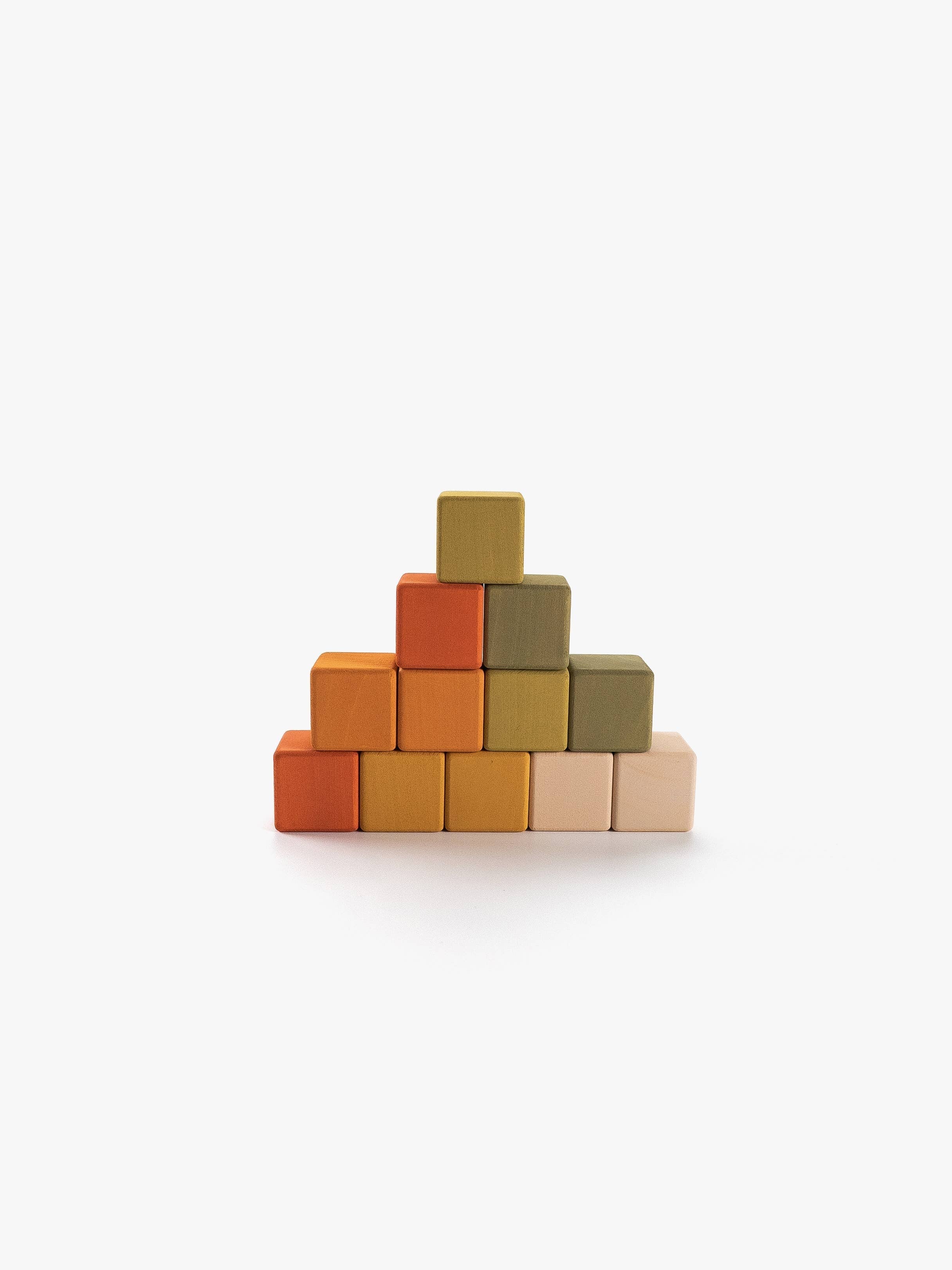 Sabo Concept Mini Wooden Blocks - Flower Meadow