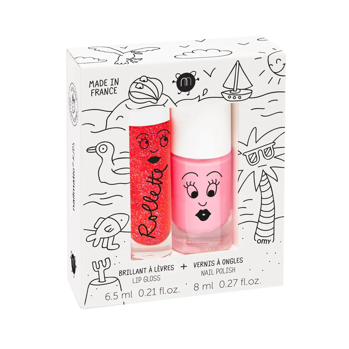 Nailmatic - Nail Polish + Lipgloss Set - Holidays