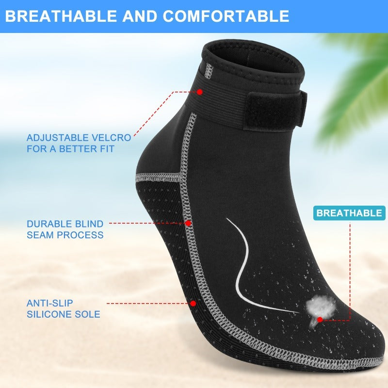 3mm Neoprene Diving Socks – Water Socks for Men & Women