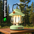 Camping Lantern Rechargeable LED, Snail Design Portable Camp Light with 3 Color Modes & Dimming, USB & Battery Dual Power, 18650 Lithium Battery, Freestanding Tent Light for Camping Hiking Emergency Home