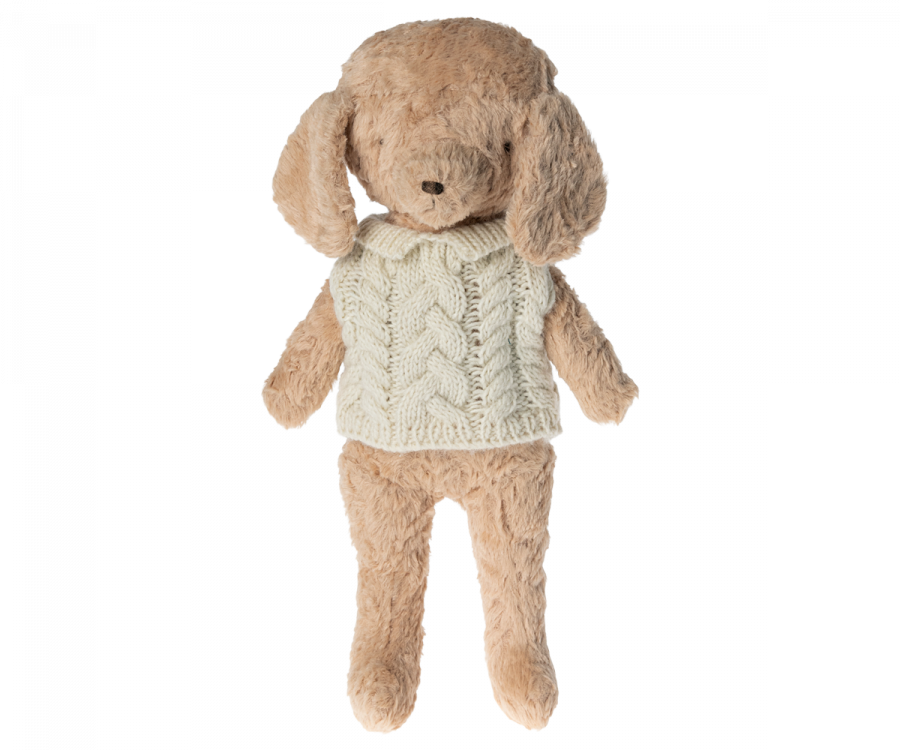 Maileg Puppy Sweater - Off White
