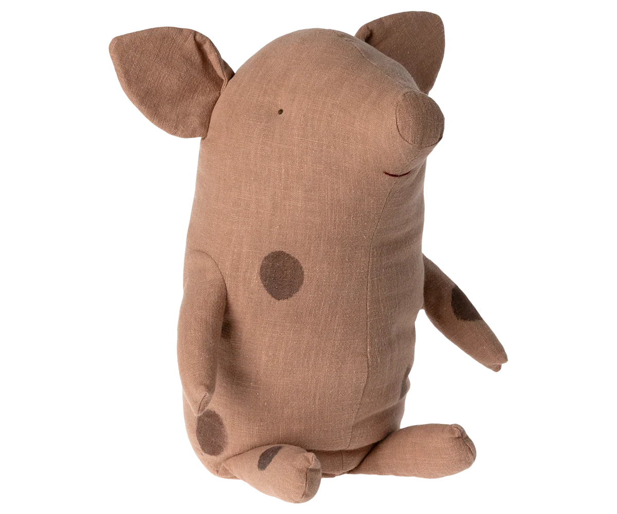 PRE-ORDER: Maileg Truffle pig, Big - Vintage rose (Estimated Arrival Early September)